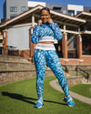 Bella Blue Short Hoodie