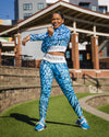 Bella Blue Short Hoodie