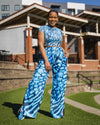 Bella Blue Athletic Snap Side Pants