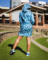 Bella Blue Hoodie Dress