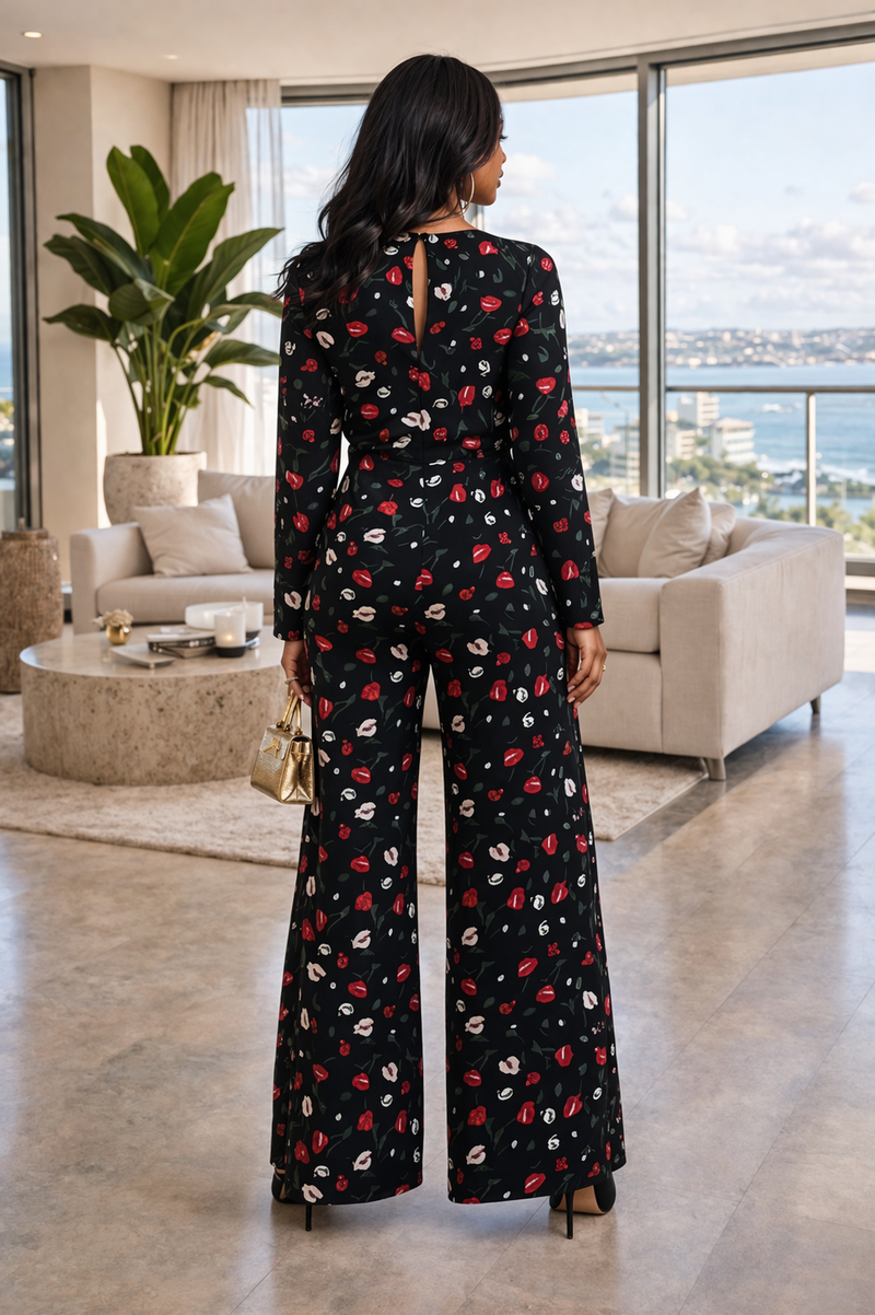 Roses are Red Jumpsuit