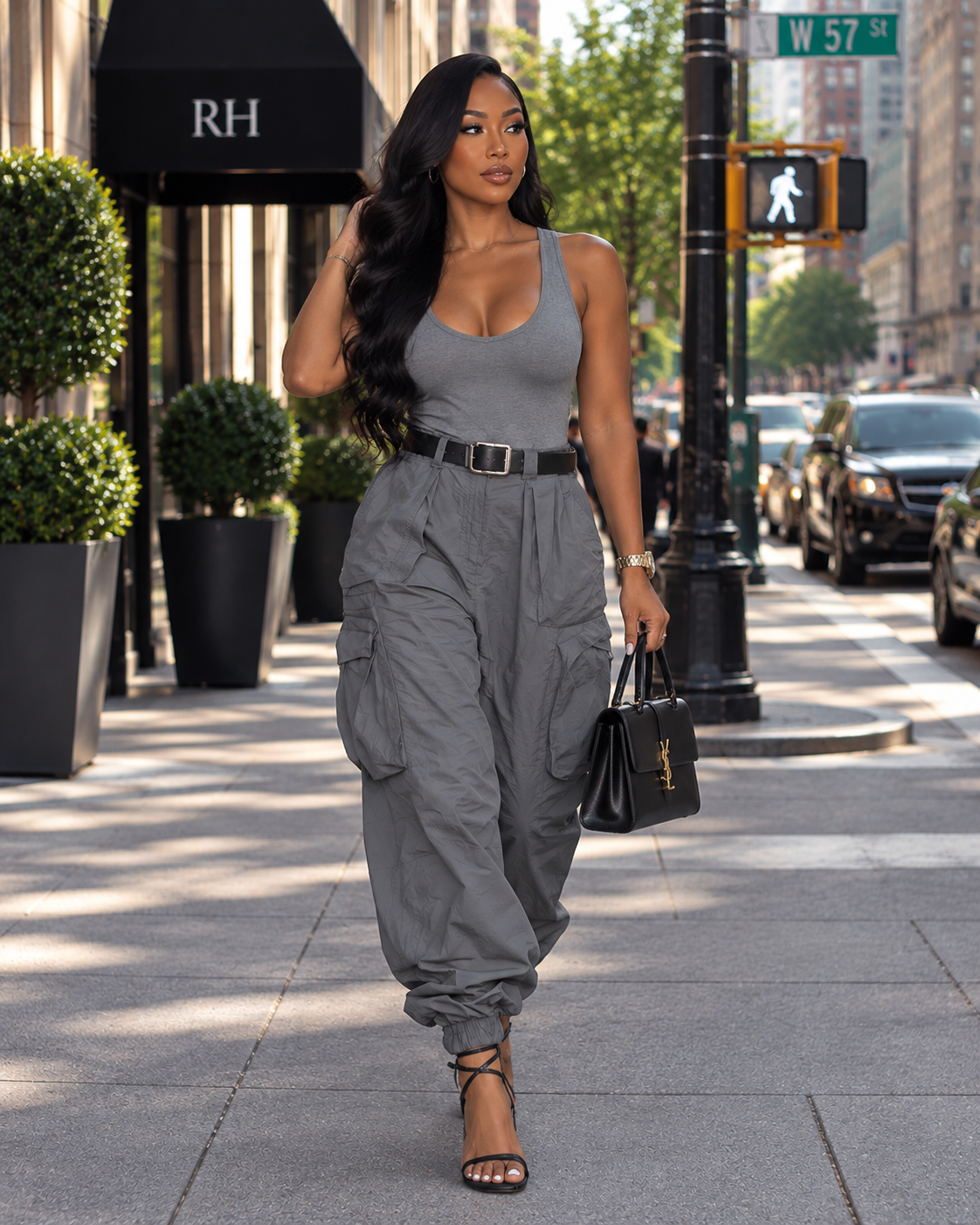 Gray See Me Trousers
