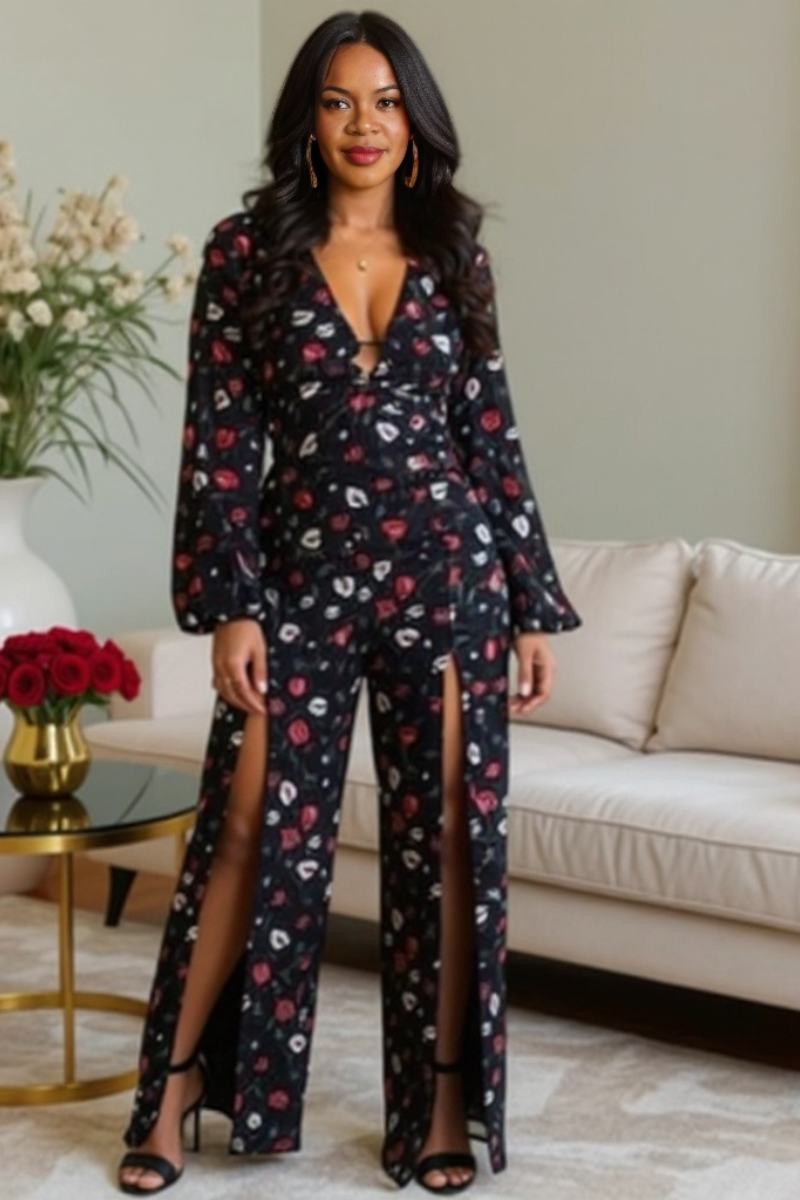 Roses are Red Jumpsuit